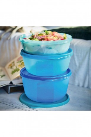 Tupperware Mucize Şekerler 1, 1.5 ve 2 lt Mavi